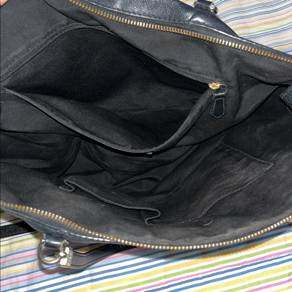 Coach Kelsey Black Tote F34494 EUC Chic and Spacious - Picture 7 of 8